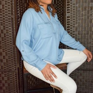 Chambray blouse